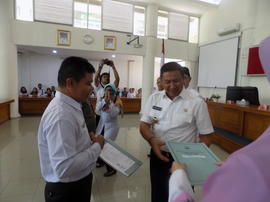 Foto Kegiatan Kenaikan Pangkat ASN Kota Bukittinggi Periode Oktober 2018