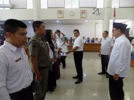 Foto Kegiatan Kenaikan Pangkat ASN Kota Bukittinggi Periode Oktober 2018