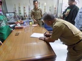 Foto Kegiatan Pelantikan Fungsional Pranata Komputer di BKPSDM Kota Bukittinggi Agustus 2018