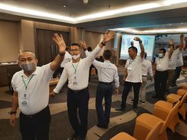 Khazanah Arsip Sekretariat Berupa Dokumentasi (Foto) Tahun 2021 tentang Peningkatan Kapasitas Pim...