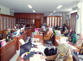 Khazanah Arsip Sekretariat Berupa Dokumentasi (Foto) Tahun 2020 tentang Rapat Internal tanggal  2...