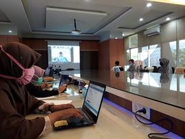 Khazanah Arsip Sekretariat Berupa Dokumentasi (Foto) Tahun 2020 tentang Vicon Kepegawaian