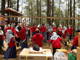 Family Gathering Pegawai Badan Pengembangan dan Sumber Daya Manusia Tahun 2017