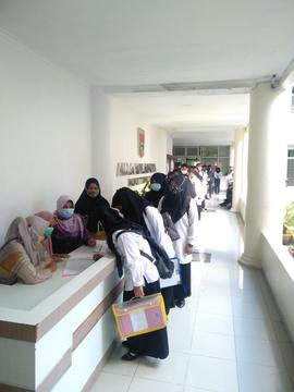 Khazanah Arsip Sekretariat Berupa Dokumentasi (Foto) Tahun 2020 tentang Asistensi Pemberkasan NIP...