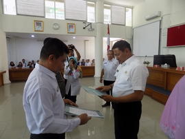 Foto Kegiatan Kenaikan Pangkat ASN Kota Bukittinggi Periode Oktober 2018
