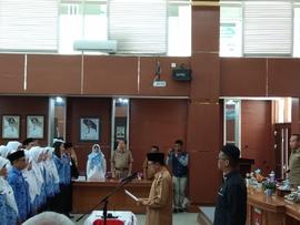 Khazanah Arsip Sekretariat Berupa Dokumentasi (Foto) Tahun 2020 tentang Sumpah Jabatan