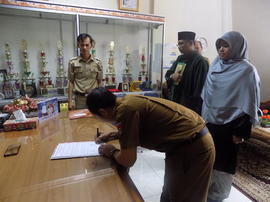 Foto Kegiatan Pelantikan Fungsional Pranata Komputer di BKPSDM Kota Bukittinggi Agustus 2018