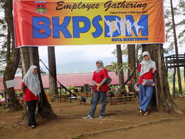 Family Gathering Pegawai Badan Pengembangan dan Sumber Daya Manusia Tahun 2017