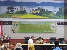 Khazanah Arsip Sekretariat Berupa Dokumentasi (Foto) Tahun 2020 tentang Kenaikan Pangkat di Padan...