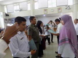 Foto Kegiatan Kenaikan Pangkat ASN Kota Bukittinggi Periode Oktober 2018