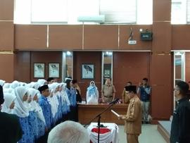 Khazanah Arsip Sekretariat Berupa Dokumentasi (Foto) Tahun 2020 tentang Sumpah Jabatan