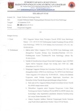 Khazanah Arsip Bagian Perencanaan dan Keuangan