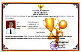 Diklat Pendidikan dan Pelatihan Bimbingan Penyusunan Standar Kompetensi Jabatan   Febriko Robiant...