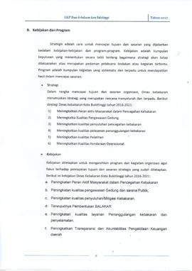 13. KEBIJAKAN DAN PROGRAM