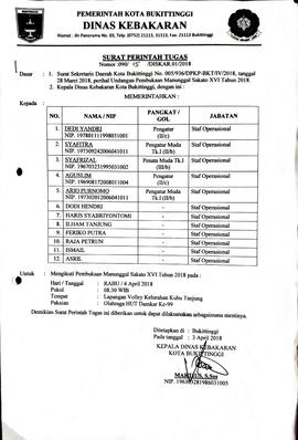 5. Surat Tugas Mengikuti Pembukaan Mannggal Sakato XVI Tahun 2018