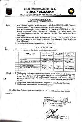 11. Surat Perintah Tugas Plh Dandru dan Wadandru