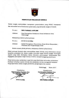 14. PERNYATAAN PERJANJIAN KINERJA KASI PENCEGAHAN KEBAKARAN