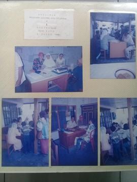 Khazanah Arsip foto kegiatan pelayanan Akte Kelahiran Penduduk pada Kelurahan Tarok Dipo Tahun 1998