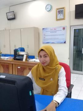 khazanah arsip foto  Petugas Pelayanan  Front office , Dinas Kependudukan dan Pencatatan Sipil Ko...