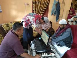 Khazanah arsip Perekaman KTP el ke rumah Warga di  Kota Bukittinggi.