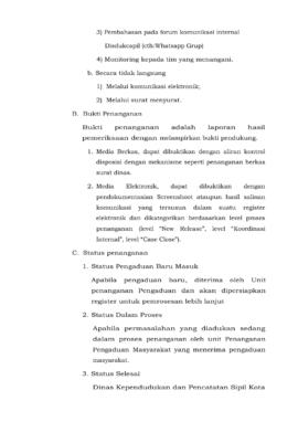 Khazanah Arsip halaman 25  SK Pedoman Penangan Pengaduan Dan Informasi Pelayanan Adminduk di Ling...