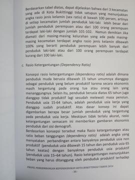 Khazanah arsip  halaman 18 dari BAB III, Kuantitas Penduduk, Rasio Ketergantungan ( Dependency Ra...
