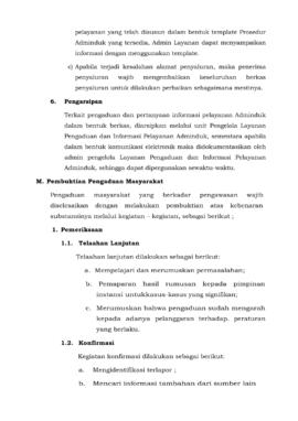 Khazanah Arsip halaman 18  SK Pedoman Penangan Pengaduan Dan Informasi Pelayanan Adminduk di Lingkungan Dinas Kependudukan dan Pencatatan Sipil.