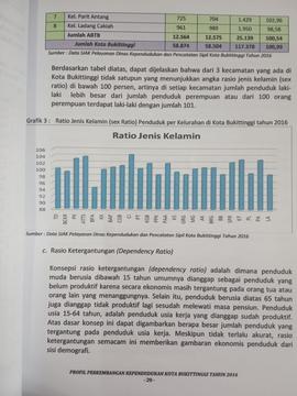 Khazanah arsip  halaman  13  dari  BAB III. Kuantitas Penduduk, Grafik  3 :  Rasio Jenis Kelamin ...