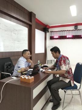 Khazanah Arsip konsultasi saudara M.Idris dengan salah seorang Pembimbing Diklat Pim IV  dalam  k...