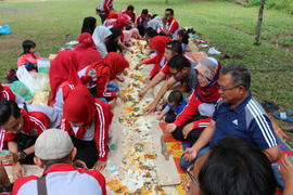 khazanah arsip foto acara Family  gathering  Disdukcapil, Januari 2018. di Harau 50 Kota.