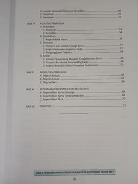 Khazanah arsip  halaman kedua Daftar isi.