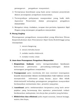 Khazanah Arsip halaman 7  SK Pedoman Penangan Pengaduan Dan Informasi Pelayanan Adminduk di Lingk...