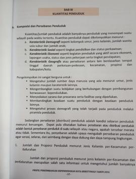 Khazanah arsip   BAB III. Kuantitas Penduduk. diawali dengan kupasan Komposisi dan Persebaran Penduduk.