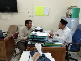 Khazanah Arsip konsultasi saudara M.Idris dengan Kabid PIAK  dalam masalah kegiatan Proyek Peruba...