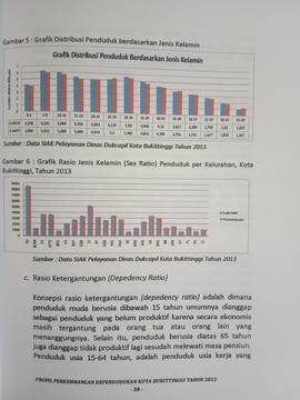 Khazanah arsip  halaman ke 18  dari BAB III,Gambar 5 : Grafik Distribusi Penduduk berdasar jenis ...