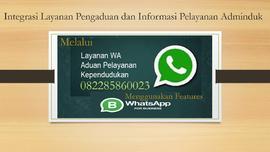 Khazanah Arsip Cover Panduan Integritasi Layanan Pengaduan dan Informasi Pelayanan Adminduk.