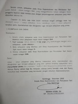 Khazanah Arsip, halaman  7  dari  Survey Kepuasan Masyarakat