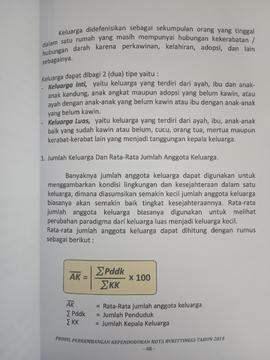 Khazanah arsip  halaman 34  dari BAB III, Kuantitas Penduduk,Jumlah Keluarga dan rata-rata dan ju...