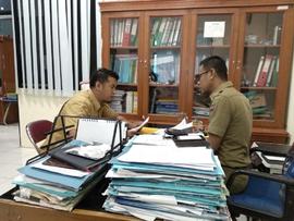 Khazanah Arsip konsultasi saudara M.Idris dengan Kabid Dafduk Dinas  Dukcapil  dalam masalah kegi...