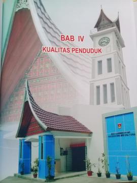 Khazanah arsip   Cover BAB IV. Pada  Profil Perkembangan Kependudukan Kota Bukittinggi Tahun 2015.