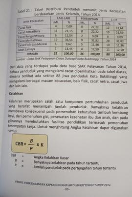 Khazanah arsip  halaman 51 dari BAB III, Kuantitas Penduduk,  KELAHIRAN.