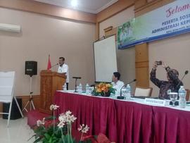 Khazanah Arsip Sambutan sekaligus membuka secara resmi kegiatan Sosialisasi Pelayanan Administras...