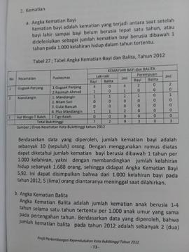 Khazanah arsip   halaman 3 dari  BAB IV.Kematian ( Angka Kematian Bayi ).