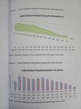 Khazanah arsip  halaman 17 dari BAB III, Kuantitas Penduduk, Gambar 4 : Grafik Distribusi berdasarkan kelompok umur.