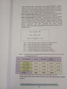 Khazanah arsip  halaman 14  dari BAB III, Pembagian Ratio Ketergantungan.