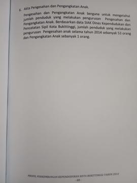 Khazanah arsip   halaman terakhir  dari  BAB VI. Akta Pengesahan dan Pengangkatan  Anak.