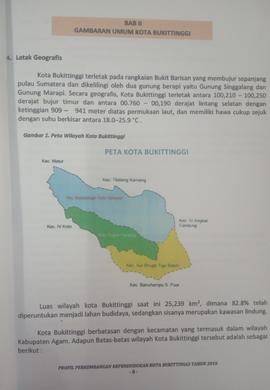 Khazanah arsip    BAB II.Gambaran Umum Kota Bukittinggi.
