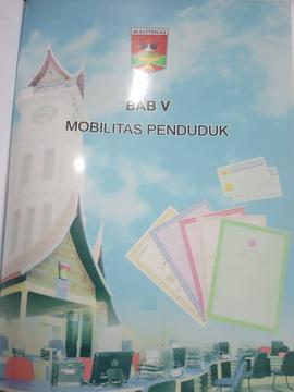 Khazanah arsip  Cover BAB V. Mobilitas Penduduk