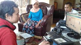 Perekaman KTP el ke rumah Warga di Kelurahan Campago Ipuah
