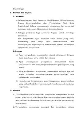 Khazanah Arsip halaman 6  SK Pedoman Penangan Pengaduan Dan Informasi Pelayanan Adminduk di Lingkungan Dinas Kependudukan dan Pencatatan Sipil.